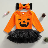 0-18M Halloween Baby Girls Boys Cartoon 3pcs Sets