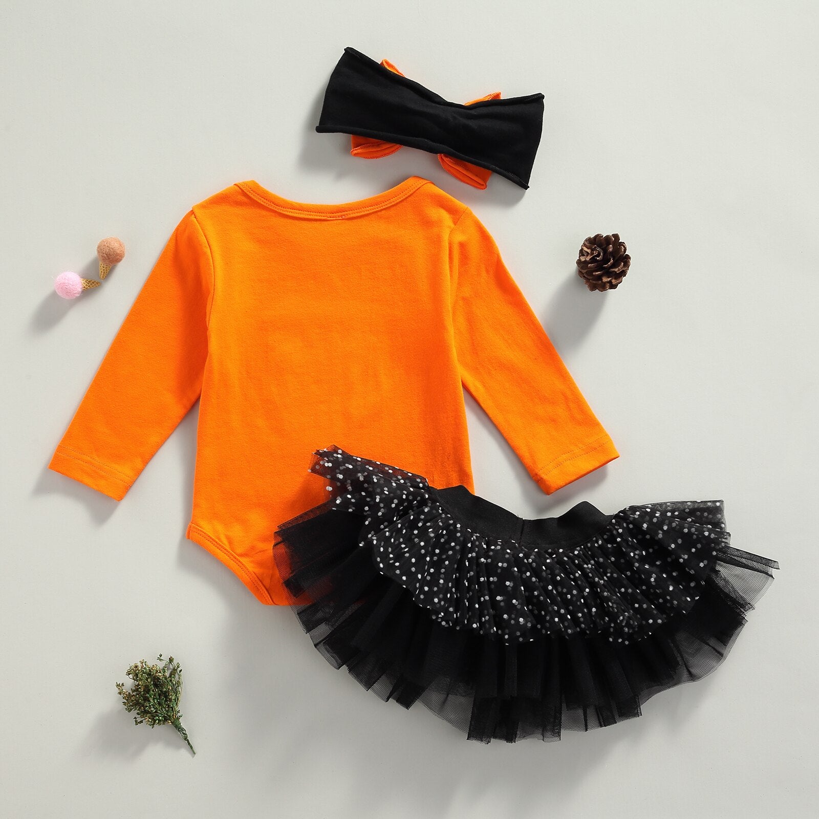 0-18M Halloween Baby Girls Boys Cartoon 3pcs Sets