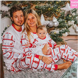 Family Matching Christmas Pajamas Adult Kids Baby Cotton Sleepwear
