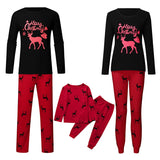 Family Christmas Pajamas Mommy Daughter Son Matching Outfit Nightwear