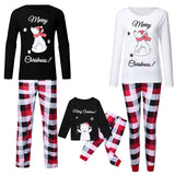 Family Christmas Pajamas Mommy Daughter Son Matching Outfit Nightwear
