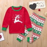 Family Matching Christmas Pajamas Adult Kids Sleepwear Nightwear