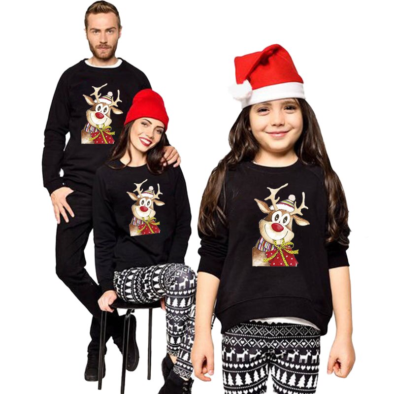 Family Matching Christmas Mother Kids Christmas Sweatshirt