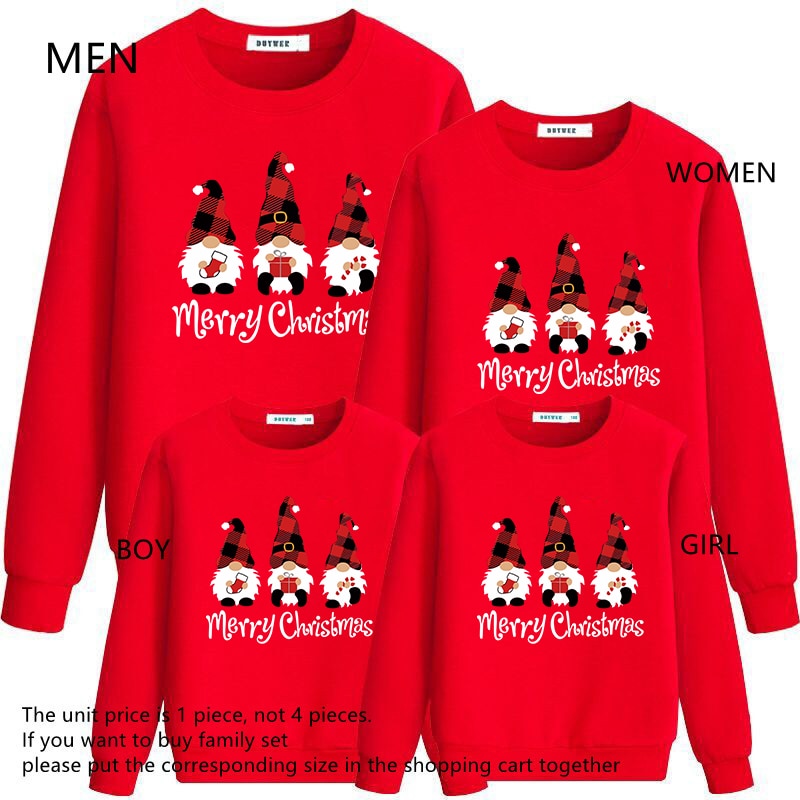 Family Matching Christmas Mother Kids Christmas Sweatshirt