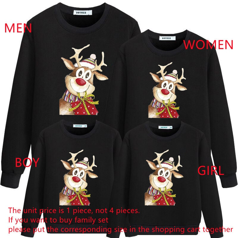 Family Matching Christmas Mother Kids Christmas Sweatshirt
