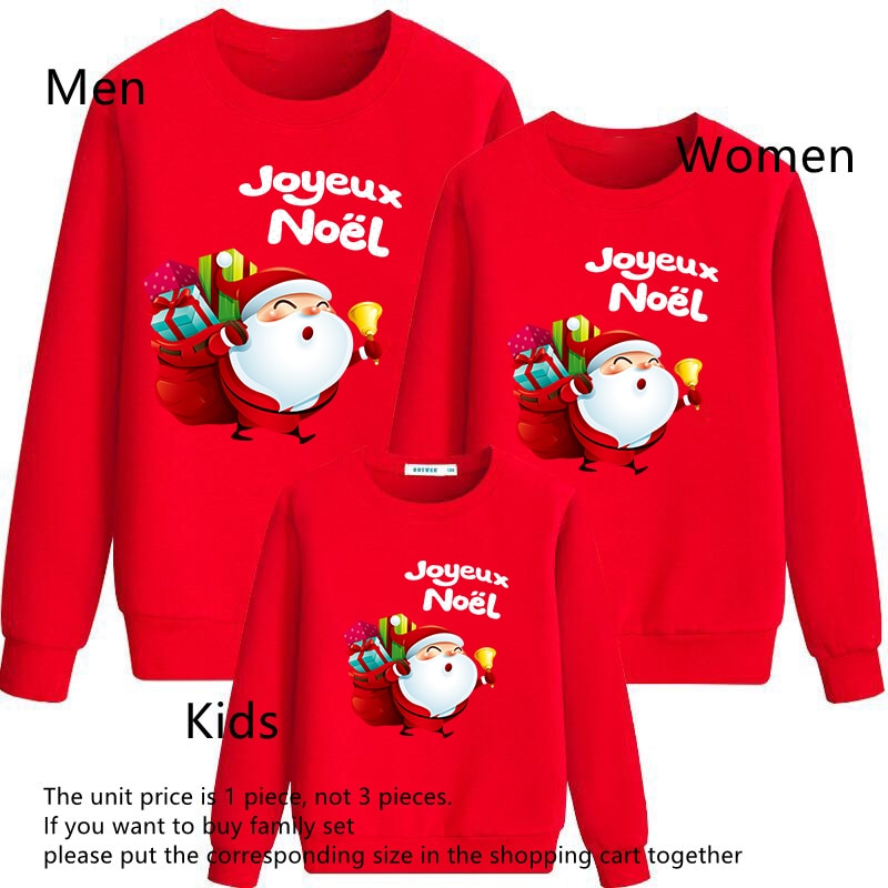 Family Matching Christmas Mother Kids Christmas Sweatshirt