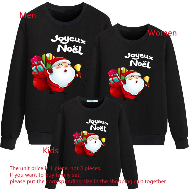 Family Matching Christmas Mother Kids Christmas Sweatshirt