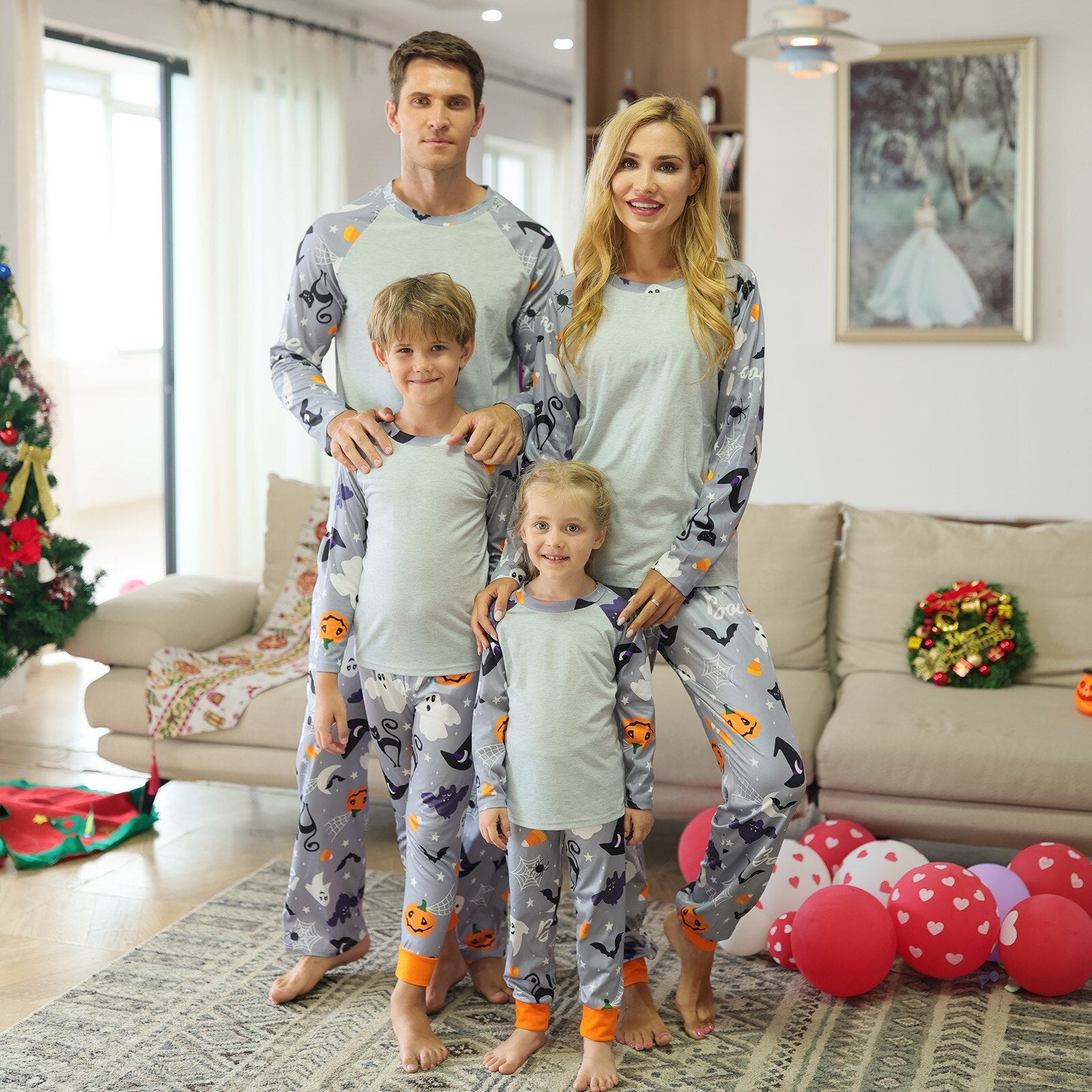 Family Matching Halloween Pajamas Sleepwear