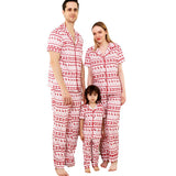 Family Matching Christmas Pajamas Sleepwear Outfits