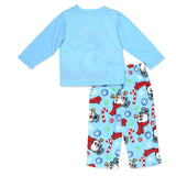 Family Matching Christmas Pajamas Snowman Print Warm Sleepwear
