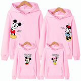 Family Matching Father Mother Son Daughter Autumn Pullover Hoodie