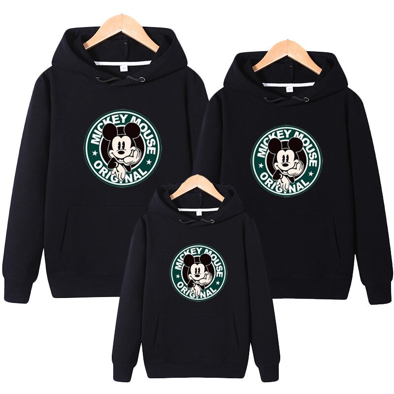Family Matching Spring Autumn Pullover Hoodie Tops