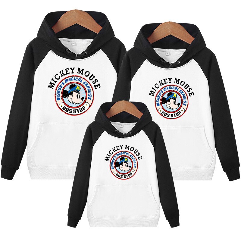 Family Matching Spring Autumn Pullover Hoodie Tops