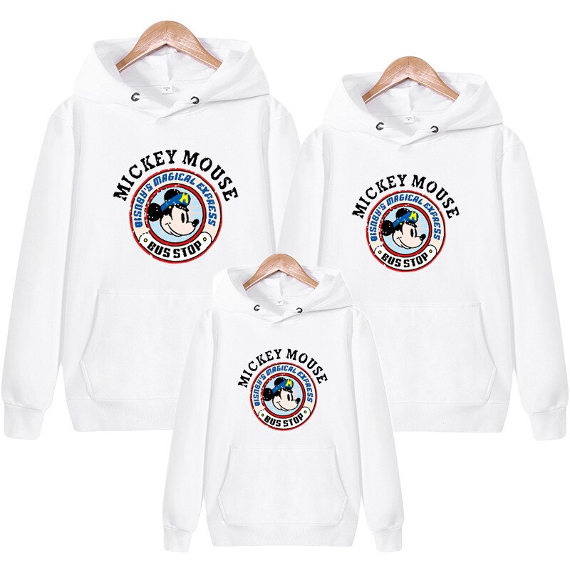Family Matching Spring Autumn Pullover Hoodie Tops