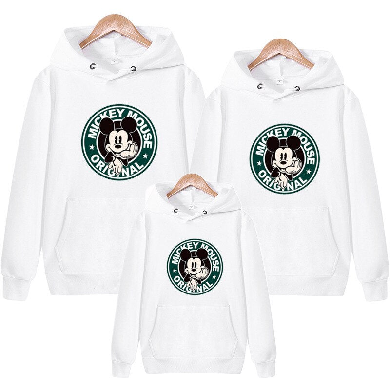 Family Matching Spring Autumn Pullover Hoodie Tops