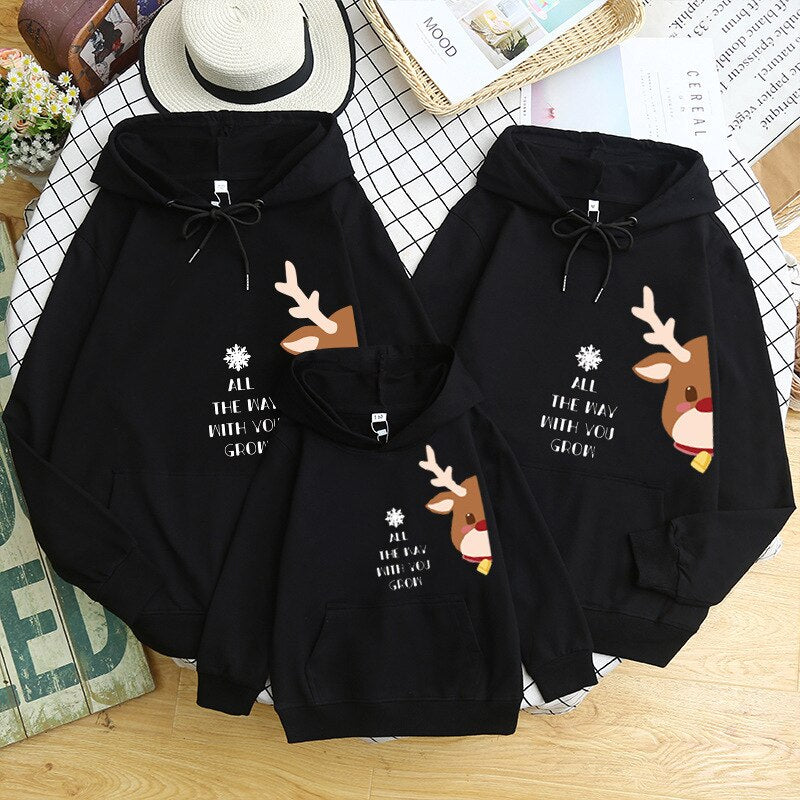 Family Matching Father Mother Son Daughter Shirts Pullover Tops