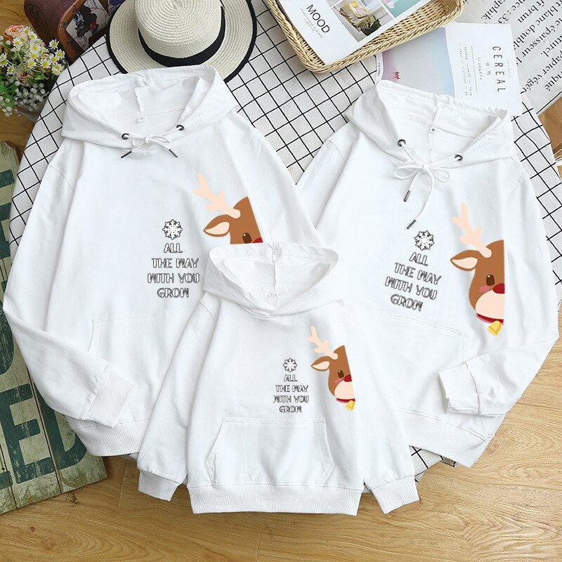 Family Matching Father Mother Son Daughter Shirts Pullover Tops