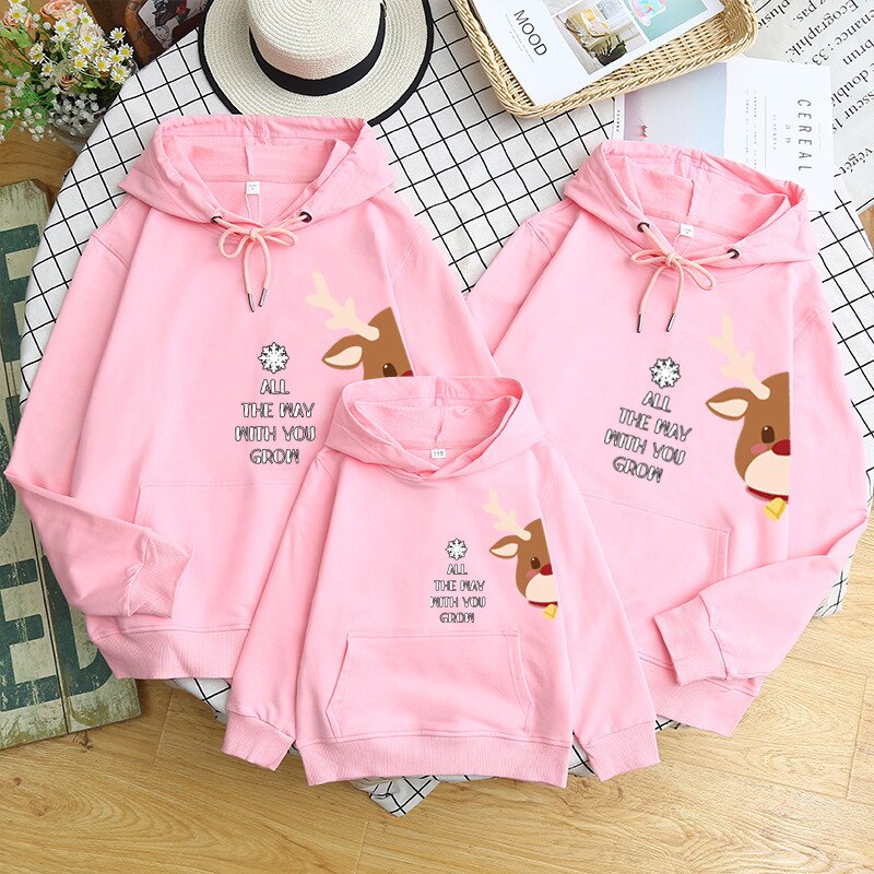 Family Matching Father Mother Son Daughter Shirts Pullover Tops
