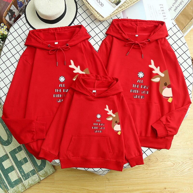 Family Matching Father Mother Son Daughter Shirts Pullover Tops