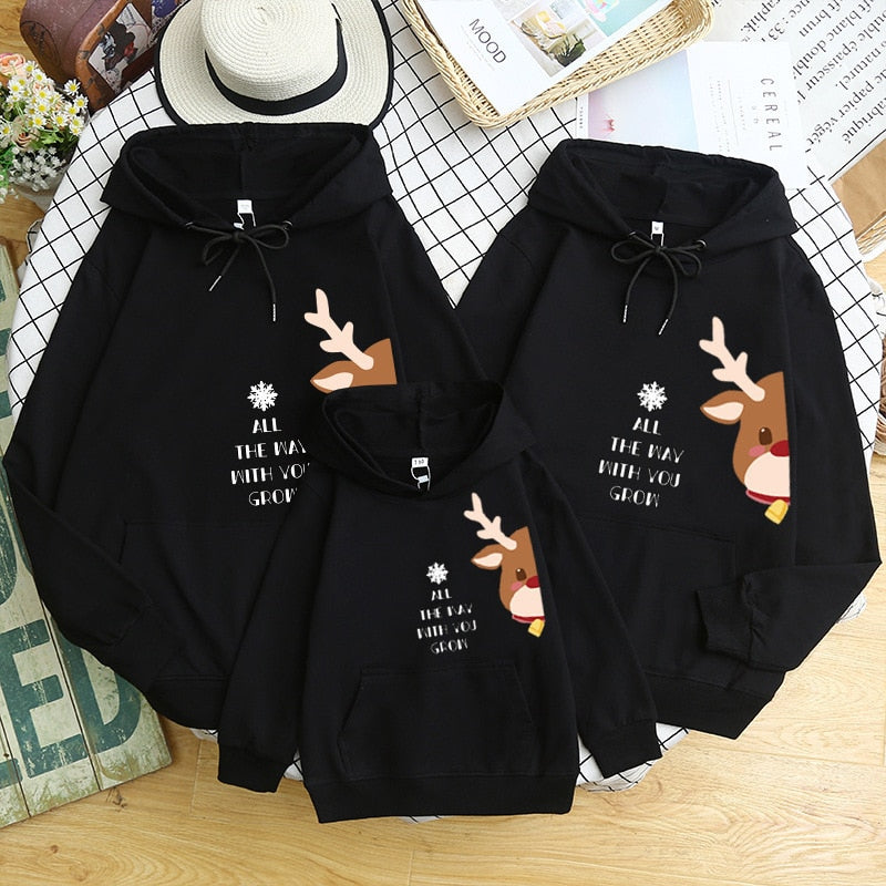 Family Matching Father Mother Son Daughter Shirts Pullover Tops