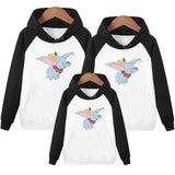 Family Matching Christmas Cartoon Hooded Sweatshirt