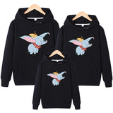 Family Matching Christmas Cartoon Hooded Sweatshirt