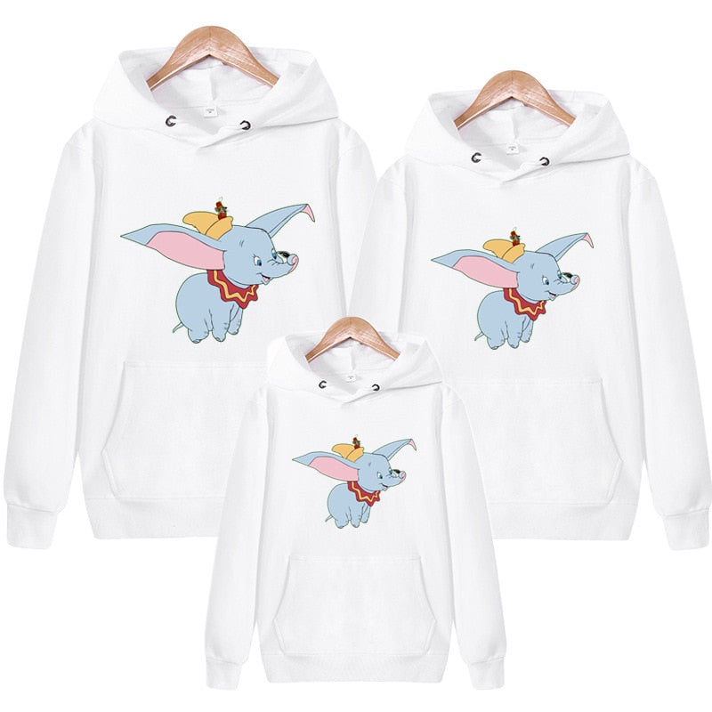 Family Matching Christmas Cartoon Hooded Sweatshirt