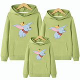 Family Matching Christmas Cartoon Hooded Sweatshirt