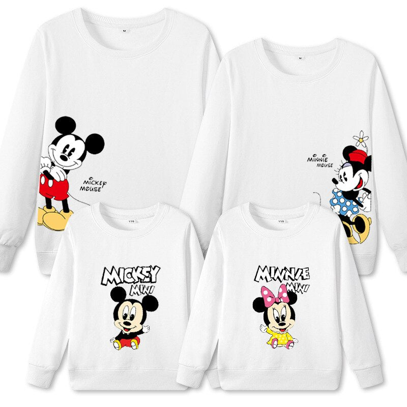Family Matching  Mickey Minnie Hoodie Pullover