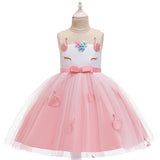 Girl Princess Fantasy Unicorn Birthday Party Infant Tutu Christmas Dress For 2-10 Year - honeylives