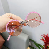 Kids Sunglasses Polarized Metal Frame UV400 Summer Beach Eyeglasses