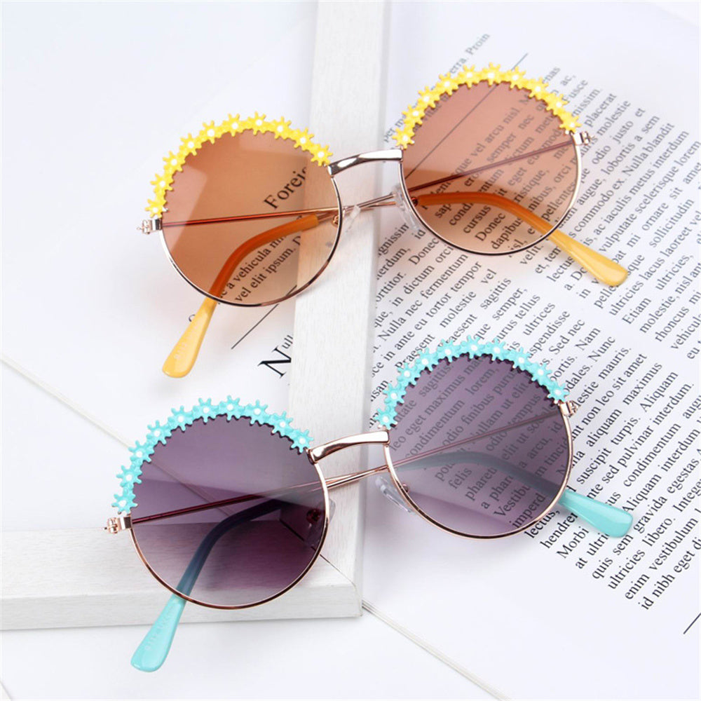 Kids Sunglasses Polarized Metal Frame UV400 Summer Beach Eyeglasses