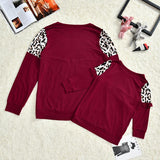 Fashion Family Tie-dye Patchwork Family Matching Autumn Shirts