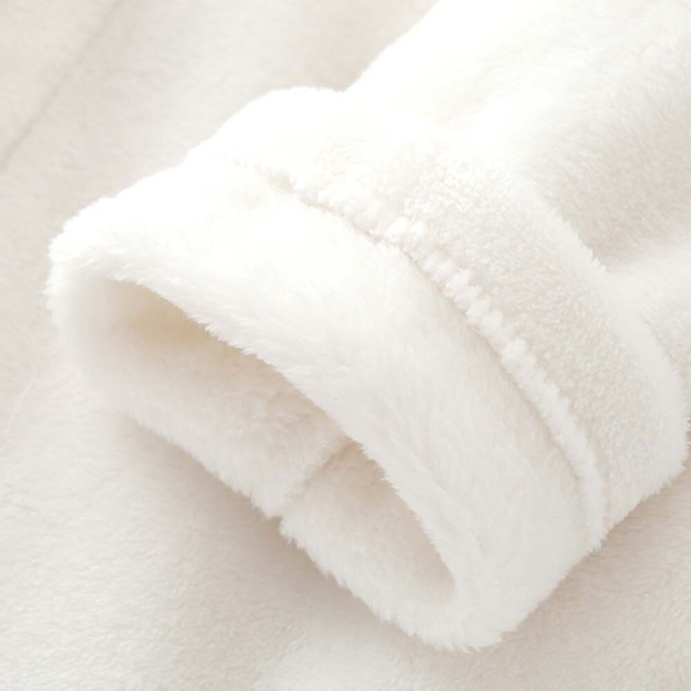 Baby Boys Girls Flannel Bathrobe Cartoon Animals Hooded Pajamas Sleepwear - honeylives