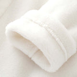 Baby Boys Girls Flannel Bathrobe Cartoon Animals Hooded Pajamas Sleepwear - honeylives