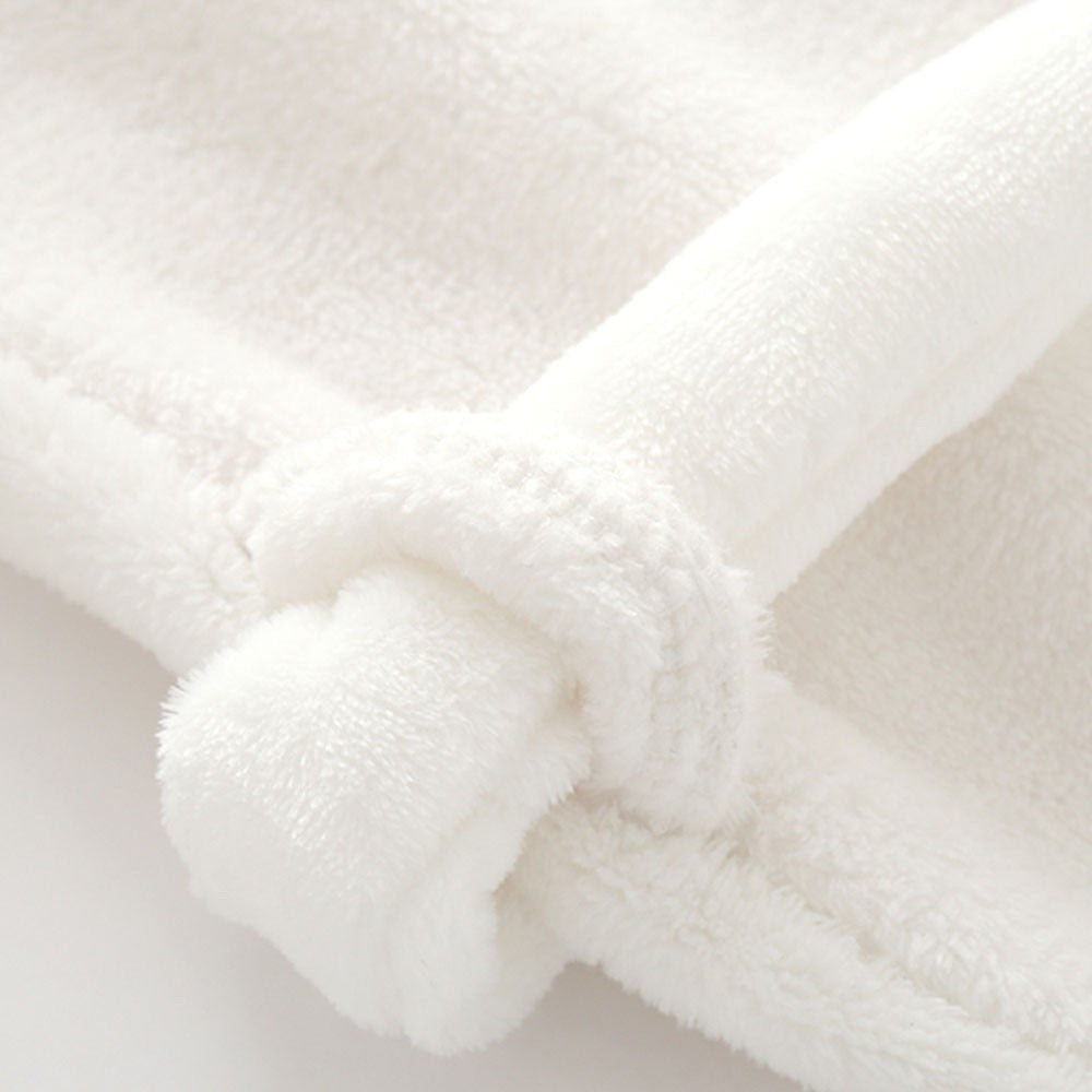 Baby Boys Girls Flannel Bathrobe Cartoon Animals Hooded Pajamas Sleepwear - honeylives