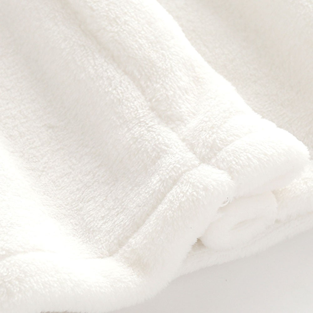 Baby Boys Girls Flannel Bathrobe Cartoon Animals Hooded Pajamas Sleepwear - honeylives