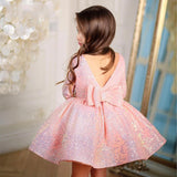 Kid Baby Girl Elegant Sequins Bridesmaid Formal Evening Birthday Princess Dresses