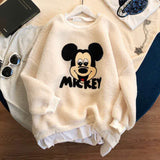 Lamb Sweater Kid Girl Loose Cartoon Print Tops