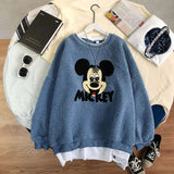 Lamb Sweater Kid Girl Loose Cartoon Print Tops