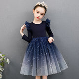 Girls Christmas Dress Long Sleeve Autumn Dress for Girls Winter New Year Costume 3-8Y