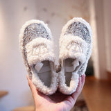 Baby Girls Shoes Children Warm Princess Cotton Shoes