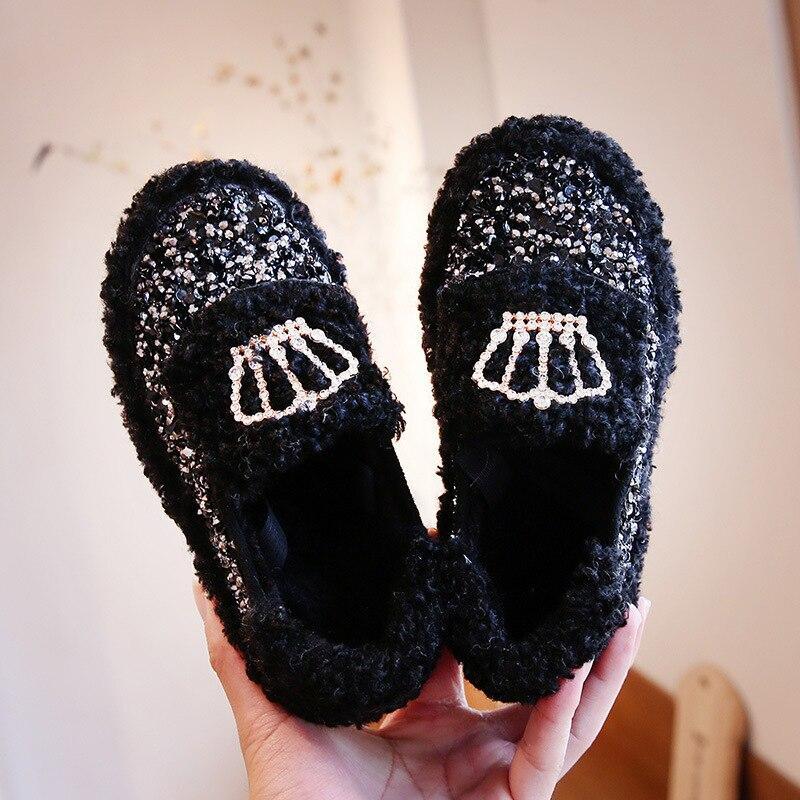 Baby Girls Shoes Children Warm Princess Cotton Shoes