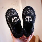 Baby Girls Shoes Children Warm Princess Cotton Shoes