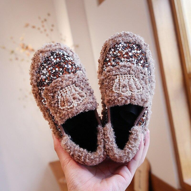Baby Girls Shoes Children Warm Princess Cotton Shoes