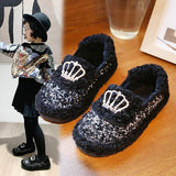 Baby Girls Shoes Children Warm Princess Cotton Shoes