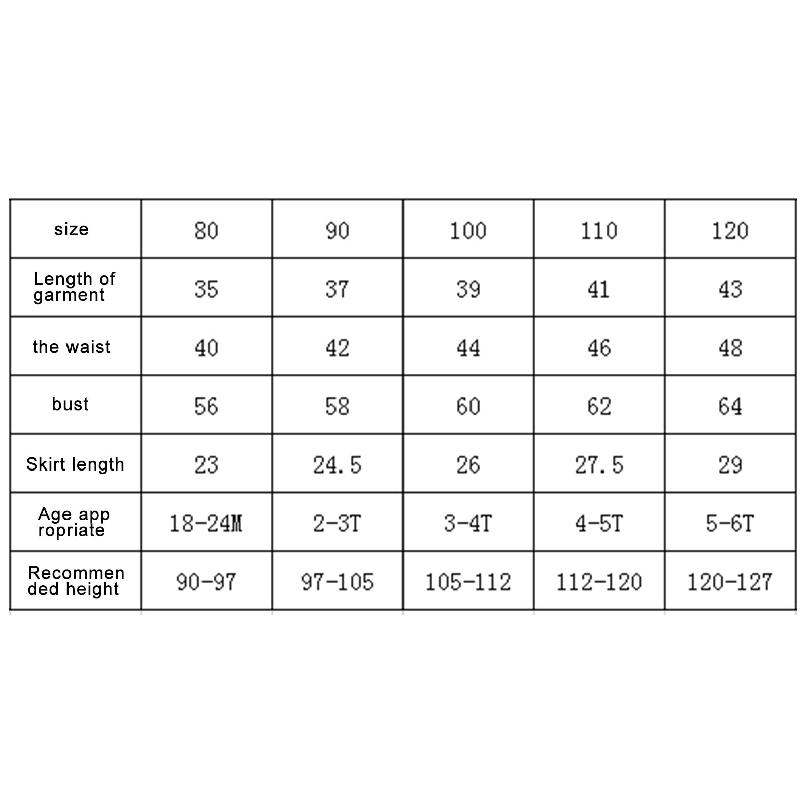 18M-6T Kid Baby Girls Halloween Round Collar Hem 2 Pcs Sets