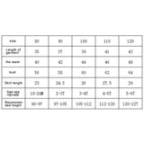 18M-6T Kid Baby Girls Halloween Round Collar Hem 2 Pcs Sets