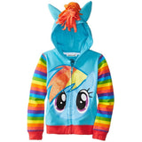 Kids Girls Spring Casual Pony Coats