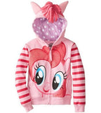 Kids Girls Spring Casual Pony Coats